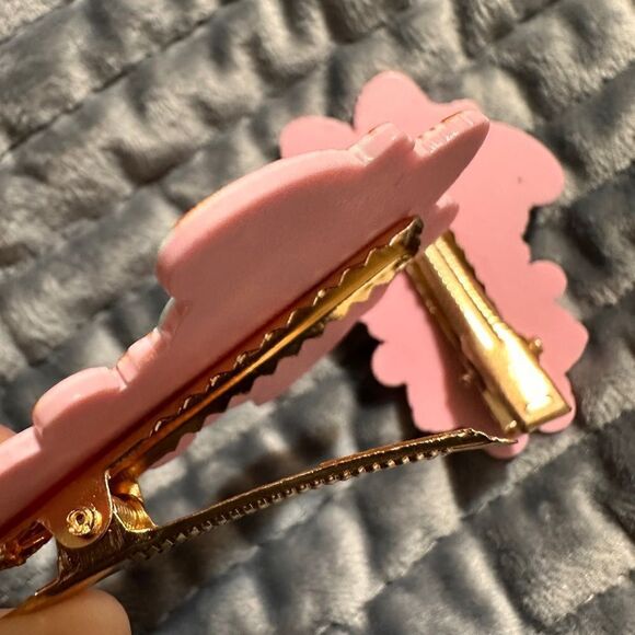 My Melody Hair Clips 2 Pcs – Cute Sanrio Acrylic Barrettes with Pink Bow - Picture 12 of 16